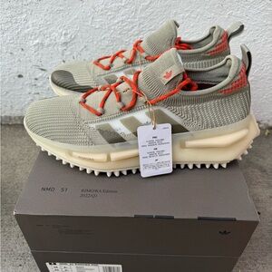 adidas Originals Gray and Cream Sneakers